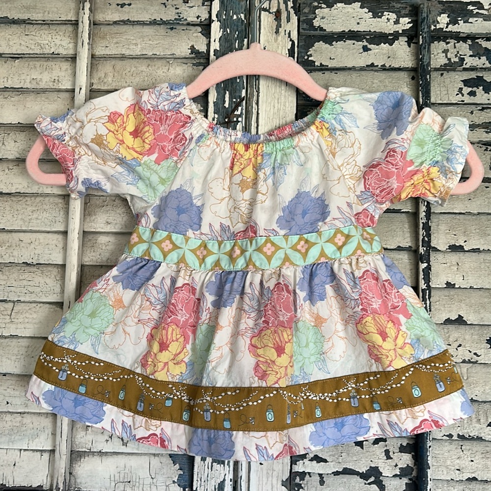 Matilda Jane Hello Lovely Bouquet Peasant Top 18-24 months